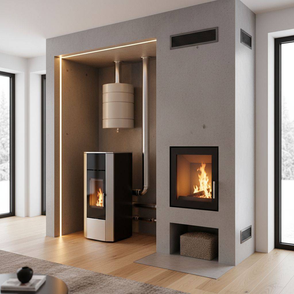 Cazane pe peleti si termoseminee